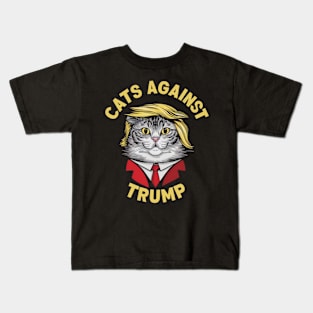 Cats Against Trump Kids T-Shirt